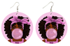 bubble gum earrings chew pon ya bubba natural hair accessories afrocentric jewelry afro accessories jewellery accessory fashion gift outfit idea kwanzaa birthday christmas leikeli