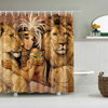 lion queen afrocentric home decor african shower curtains wall art and style pro black household items decorations american bedding cheap cute affordable feminine urban womens woman women ladies apartment home apt house ideas gift christmas kwanzaa birthday anniversary warming dorm help