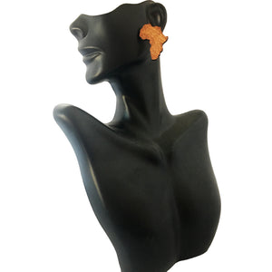 africa earrings; africa shaped earrings; africa jewelry; map of africa earrings; acrylic africa earrings; natural hair earrings; africa map earrings; afrocentric earrings; 
