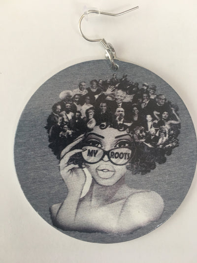 my roots earrings afro accessories afrocentric jewelry accessory jewellery natural hair hairstyles tutorial 4b 4c 4a