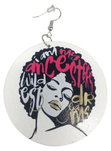 afro earrings natural hair jewelry afrocentric accessories i am ancestors wildest dreams accessory jewellery afro pro black cheap cute affordable wooden lightweight african american