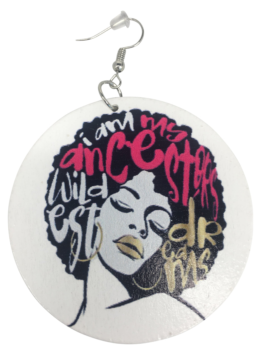 afro earrings natural hair jewelry afrocentric accessories i am ancestors wildest dreams accessory jewellery afro pro black cheap cute affordable wooden lightweight african american