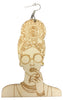 natural color headwrap mami | head wrap mommy | natural hair earrings | headwrap | head wrap | afrocentric | jewelry | fashion | accessories | Agki Latest African Fashion, African Prints, African fashion styles, African clothing, Nigerian style, Ghanaian fashion, African women dresses, African Bags, African shoes, Nigerian fashion, Ankara, Aso okè, Kenté, 
