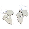 Africa earrings | africa earrings | africa shaped earrings | map of africa earrings | natural hair earrings | afrocentric earrings