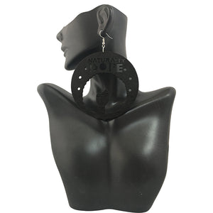 naturally dope earrings black african american accessories natural hair jewelry accessory wooden 
