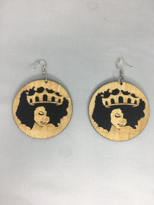 pam natural hair earrings afrocentric jewelry ear ring accessories fashion outfit clothing accessory woman lady black african american christmas gift idea kwanzaa birthday girl women
