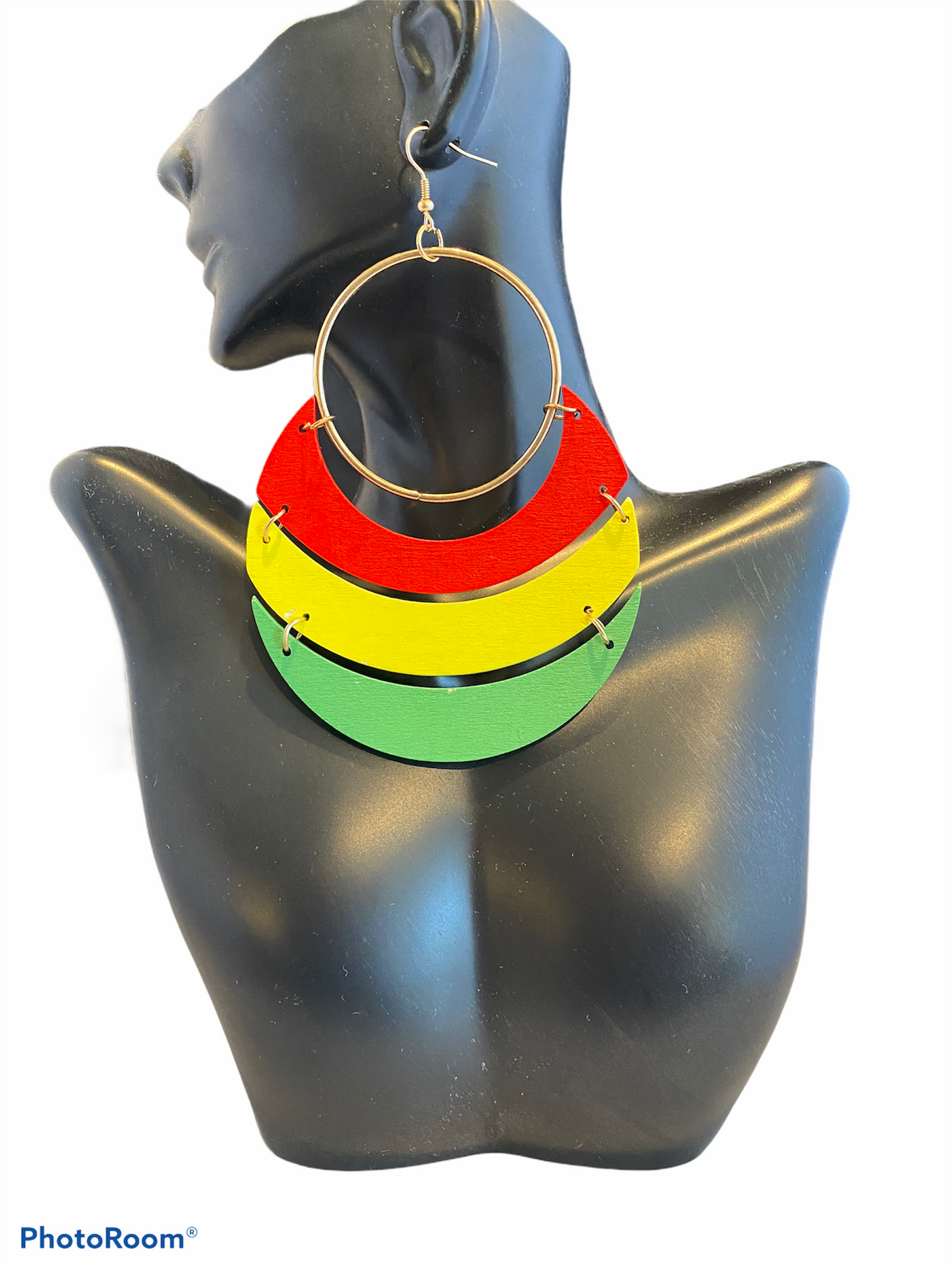 pan african earrings red green yellow gift idea afrocentric accessories jewelry jewellery africa american urban cheap cute unique gift idea fashion outfit clothing accessory kwanzaa christmas