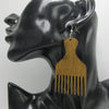 picked out earrings afro pick pic fashion jewelry accessories natural hair twa fro
