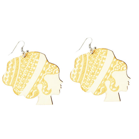 afro earrings; afrocentric earrings; afrocentric jewelry;  natural hair earrings; 