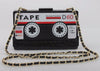 tape purse mixtape recorder stereo music lover wallet clutch hand bag handbag pocketbook pocket book womens woman lady ladies girls girl female gift idea fashionista unique hand bag handbag stereo