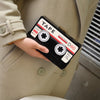 tape purse mixtape recorder stereo music lover wallet clutch hand bag handbag pocketbook pocket book womens woman lady ladies girls girl female gift idea fashionista unique hand bag handbag stereo
