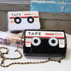tape purse mixtape recorder stereo music lover wallet clutch hand bag handbag pocketbook pocket book womens woman lady ladies girls girl female gift idea fashionista unique hand bag handbag stereo