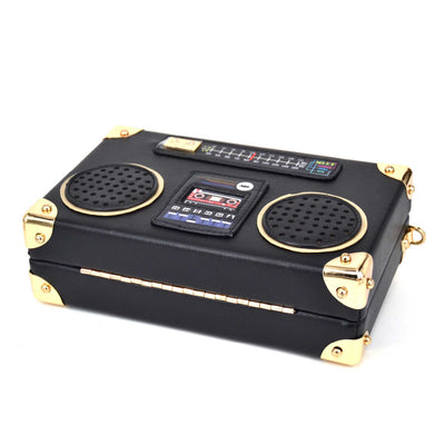 tape recorder purse handbag bag pocket book pocketbook wallet organizer holder tape deck radio raheem