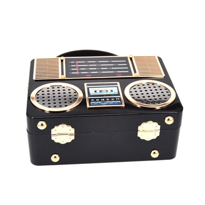 tape recorder purse handbag bag pocket book pocketbook wallet organizer holder tape deck radio raheem