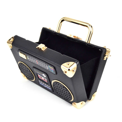 tape recorder purse handbag bag pocket book pocketbook wallet organizer holder tape deck radio raheem