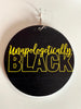 'Unapologetically Black' Earrings | Afrocentric Earrings | Natural Hair Earrings | Afrocentric Jewelry